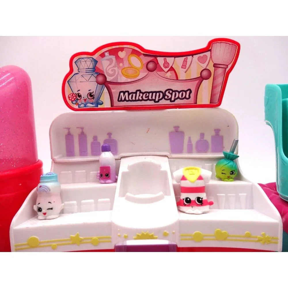 Shopkins SHOE DAZZLE Fashion Spree Playset SHOPKINS Make-Up Spot Playset  Lil Se